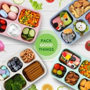 Lunbxx Reusable Bento Lunch Boxes - Meal Prep Made Easy