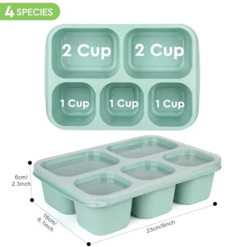 Lunbxx Reusable Bento Lunch Boxes - Meal Prep Made Easy