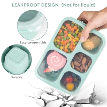 Lunbxx Reusable Bento Lunch Boxes - Meal Prep Made Easy