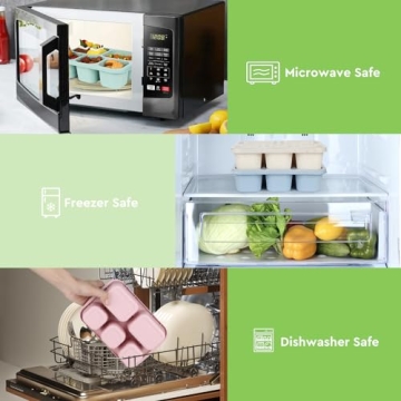 Lunbxx Reusable Bento Lunch Boxes - Meal Prep Made Easy