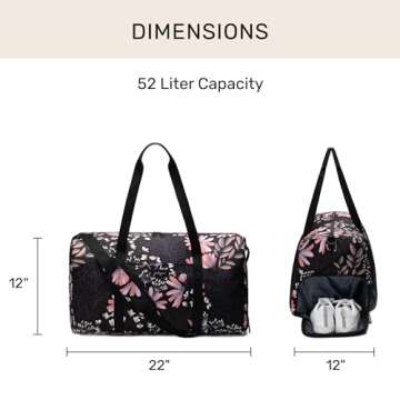 Jadyn 22" Women's Stylish Duffel Bag for Travel