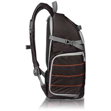 Amazon Basics Trekker Camera Backpack - Black