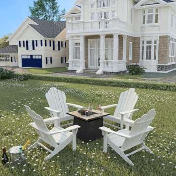 Outdoor Fire Table Gas Fire Pit 40,000 BTU for Patio