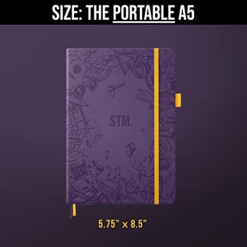 A5 Bullet Dotted Journal Notebook - Thick Paper & Stylish Design