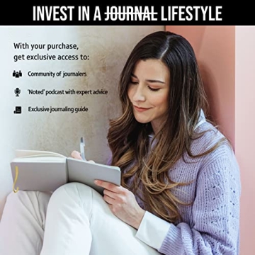 A5 Bullet Dotted Journal Notebook - Thick Paper & Stylish Design