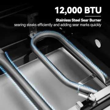 Royal Gourmet 6-Burner Grill with Sear Burner and Side Burner