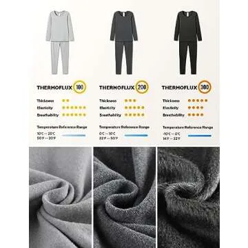 LAPASA Women's Thermal Underwear Set Fleece Lined Long Johns Top Shirt & Bottom Soft Base Layer Ther...