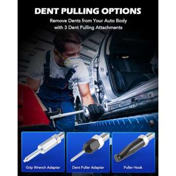 Orion Motor Tech 9-Way Slide Hammer Puller Set for Repairs