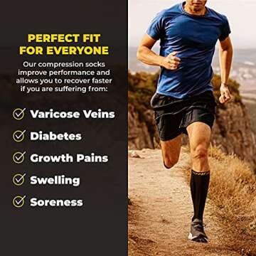 Copper Compression Socks for Better Circulation and Comfort