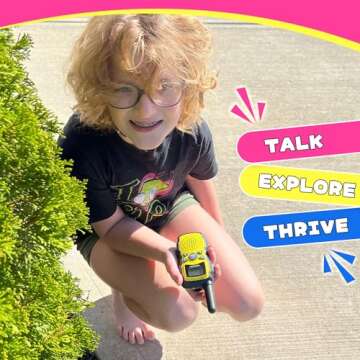 Wishouse Walkie Talkies for Kids Rechargeable with USB Charger 6000mAh Battery,Outdoor Camping Games...