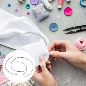 Curved Needles 2'' / 2.5'' / 3 ''/ 3.5 '' C Type Weaving Sewing Needles Hand Sewing Leather Needles Upholstery Carpet Leather Canvas Repair Weaving Needles