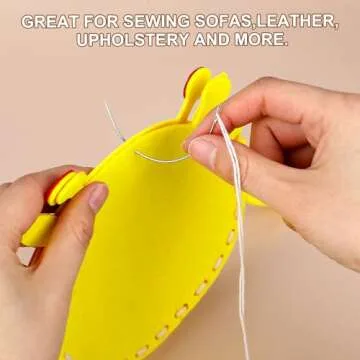 Curved Needles 2'' / 2.5'' / 3 ''/ 3.5 '' C Type Weaving Sewing Needles Hand Sewing Leather Needles Upholstery Carpet Leather Canvas Repair Weaving Needles