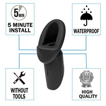 JDMCAR Antenna Ornament Replacement for Toyota Tundra Accessories 2007-2013, 86392-0C040 Tundra Manu...