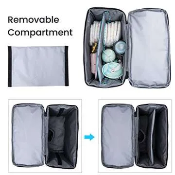 Orzbow XL Universal Stroller Organizer with Insulated Bottle Holder