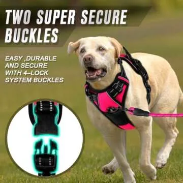 BARKBAY Reflective No Pull Dog Harness for Large Dogs