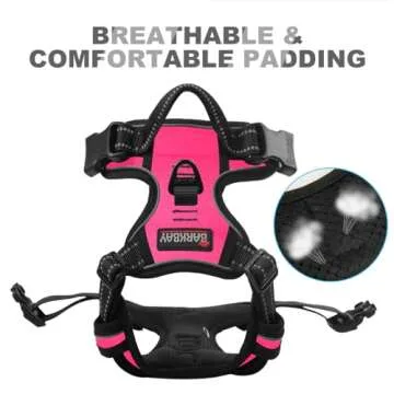 BARKBAY Reflective No Pull Dog Harness for Large Dogs