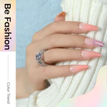 modelones Pink Gel Nail Polish, 15 ML Barely Pink Light Pink Soak Off Summer Pink Nail Polish Art Gel Design Manicure Salon DIY Gift Home for Women Girl