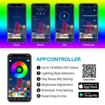Vibrant Underglow Kit for All Vehicles - App & Music Sync