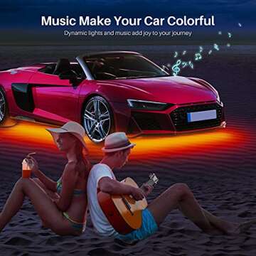 Vibrant Underglow Kit for All Vehicles - App & Music Sync
