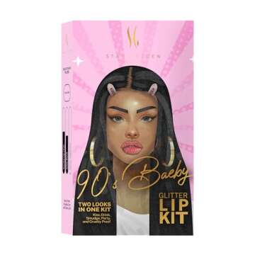 Stay Golden Cosmetics Baeby Glitter Lip Kit, Transfer Proof and Smudge Proof 3 oz