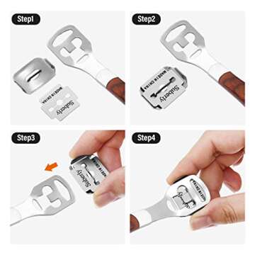 SHUIYANG Foot File Kit for Pedicure Care