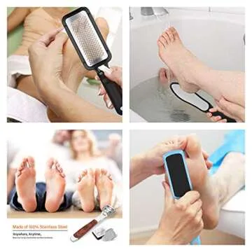 SHUIYANG Foot File Kit for Pedicure Care