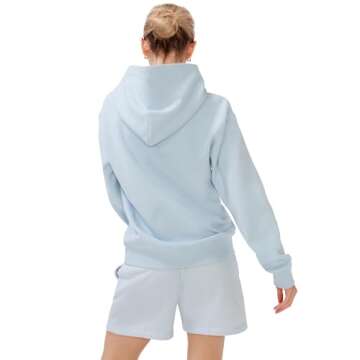 KUT & SO Cozy Fleece Women’s Essential Pullover Hoodie – Casual Sweatshirts for Women Sky Blue M...