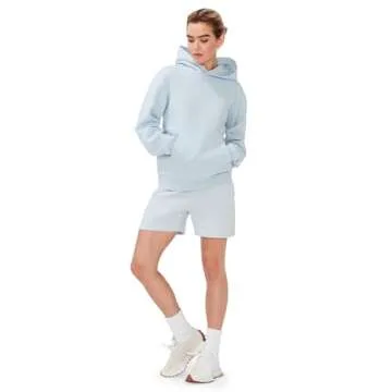 KUT & SO Women's Cozy Pullover Hoodie in Sky Blue