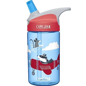CamelBak eddy Kids Water Bottle - CamelBak Kids Big Bite Valve - Spill Proof - Water Bottle For Kids...
