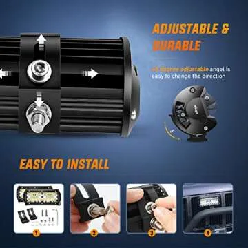 Nilight 120W LED Pods for Trucks and Off-Road Use