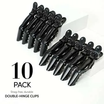 The Hair Shop Shark Clip | Enhanced Croc Crocodile Alligator Grip Clip (2nd Generation) | Sectioning...