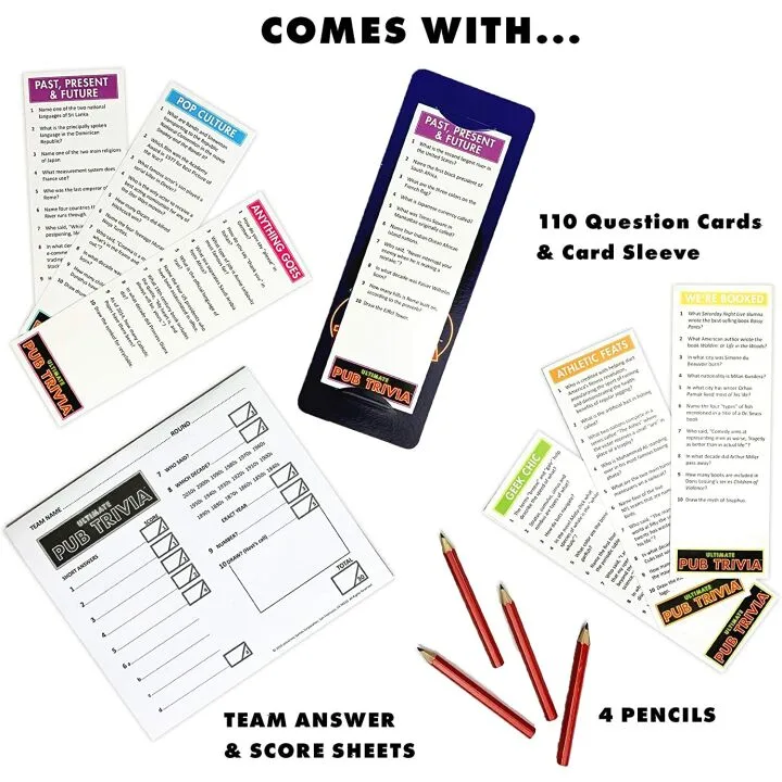 Ultimate Pub Trivia Game – 1000+ Questions