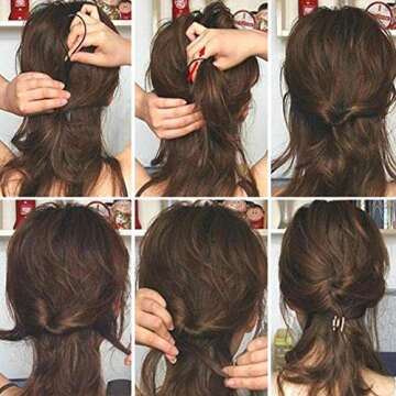 AKOAK 2 Pcs/set Braid Accessories Ponytail Maker, Girls and Children Hair Tail Tools, French Braid T...