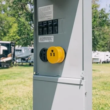 Camco PowerGrip 30A to 15A RV Adapter for Easy Power Access