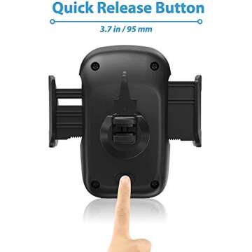 Beam Electronics Car Phone Holder Mount, Phone Car Air Vent Mount Holder Cradle Compatible for iPhone 12 11 Pro Max XS XS XR X 8+ 7+ SE 6s 6+ 5s 4 Samsung Galaxy S4-S10 LG Nexus Nokia