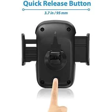 Beam Electronics Car Phone Holder Mount, Phone Car Air Vent Mount Holder Cradle Compatible for iPhone 12 11 Pro Max XS XS XR X 8+ 7+ SE 6s 6+ 5s 4 Samsung Galaxy S4-S10 LG Nexus Nokia