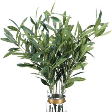 FUNARTY 5pcs Olive Branch Stems for Home Decor