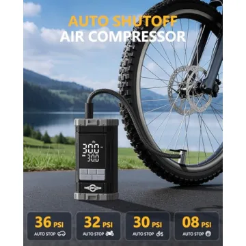 Aneson Tire Inflator Cordless Air Compressor 150 PSI