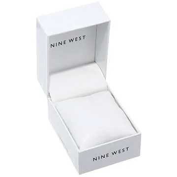 Nine West Women's NW/1578CHGB Champagne Dial Gold-Tone Bracelet Watch