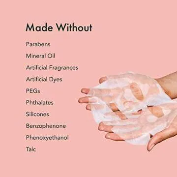 Rael Face Mask Skin Care, Collagen Face Masks - Bamboo Facial Sheet Mask, Korean Skincare, with Collagen Essence and Fruit Extracts, Nourishing and Moisturizing, All Skin Types (Collagen, 5 Sheets)