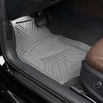 Armor All 4-Piece All-Season Floor Mats, Custom Fit Car Mats, All-Weather Car Floor Mats, Trim-to-Fi...
