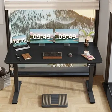 Furmax Electric Standing Desk Memory Preset Large 55x24 Inches