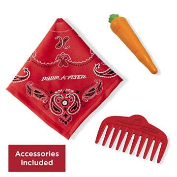 Radio Flyer Chestnut Plush Interactive Riding Horse Kids Ride On Toy, Toddler Ride On Toy For Ages 2-6 Years