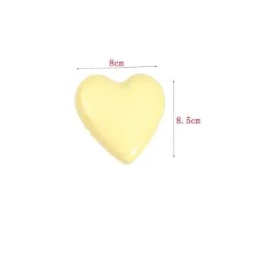 Compact Pink Heart Hair Comb With Mirror for Easy Styling