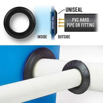 Shop 2" UNISEAL Flexible Tank Adapter for Secure Connections