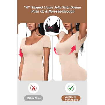 Vertvie Women's Wireless Seamless Push-Up Bra