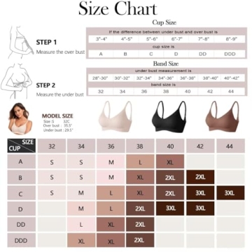 Vertvie Women's Wireless Seamless Push-Up Bra