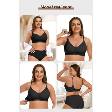 Vertvie Women's Wireless Seamless Push-Up Bra