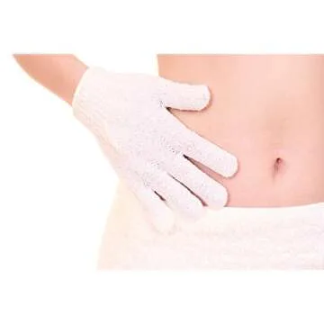 Linda Exfoliating Bath Gloves, Pack of 4