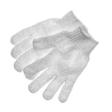 Linda Exfoliating Bath Gloves, Pack of 4